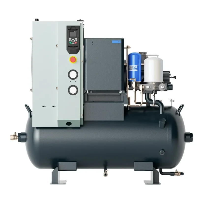 Šroubový kompresor PM2, příkon 15 kW, tlak 10 bar, vzdušník 130 litrů