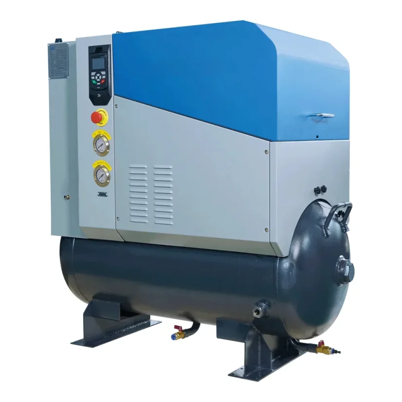 Šroubový kompresor PM2, příkon 15 kW, tlak 10 bar, vzdušník 130 litrů
