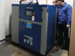 Instalace spirálového kompresoru SCR-XA