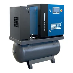 Šroubový kompresor APM Mini, příkon 5,8 kW, tlak 10 bar, sestava FF, vzdušník 200 litrů