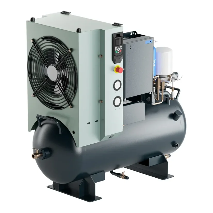 Šroubový kompresor PM2, příkon 15 kW, tlak 10 bar, vzdušník 130 litrů