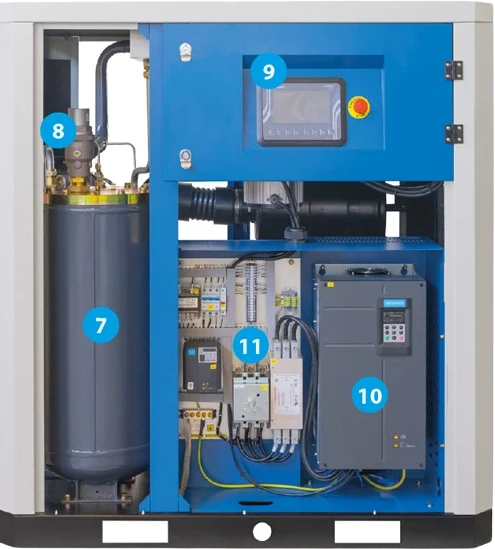 Konstrukce stroje SCR-EPM – body 7 až 11