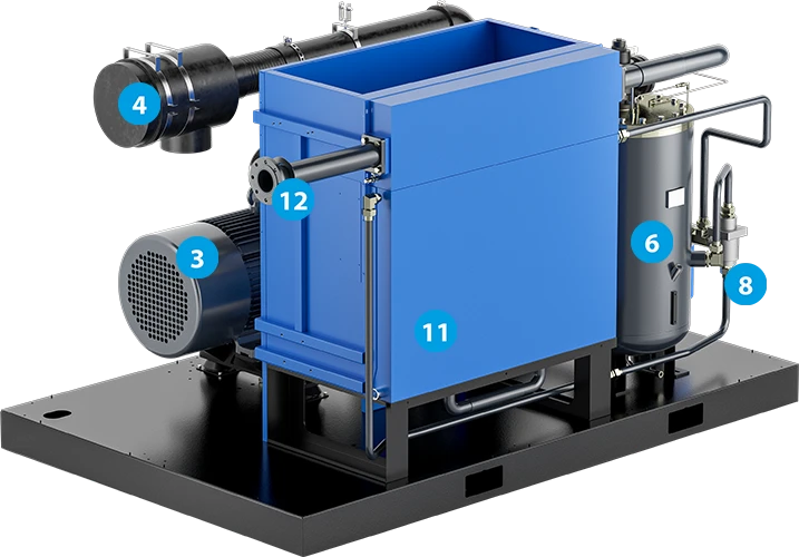 Konstrukce stroje SCR-H / HPM – body 7 až 12