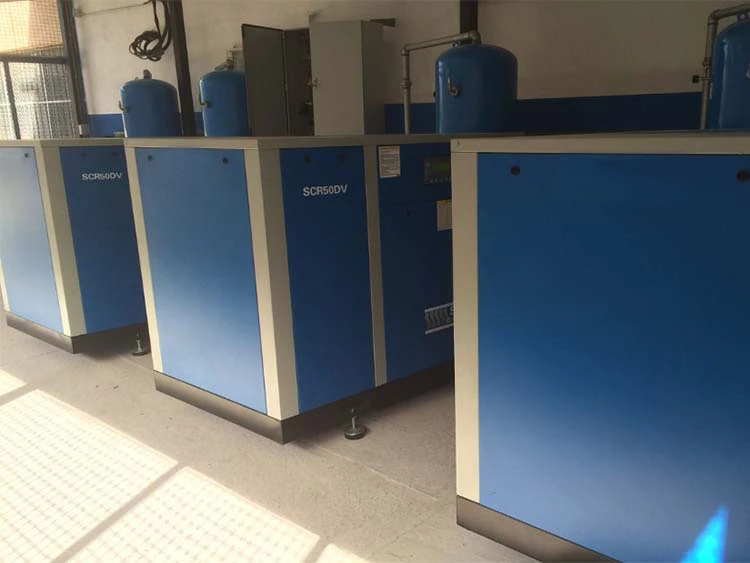 Ukázky instalací šroubových kompresorů SCR-D